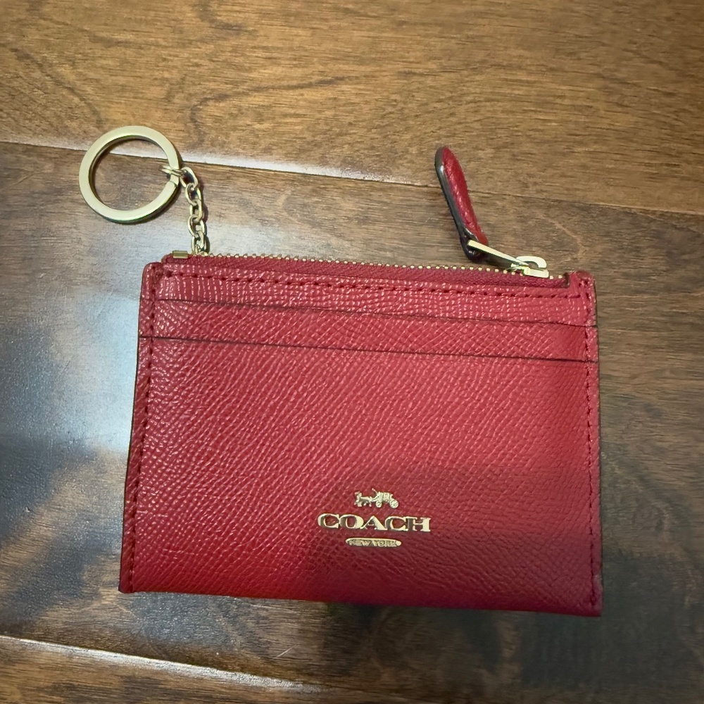 Red Coach Wallet